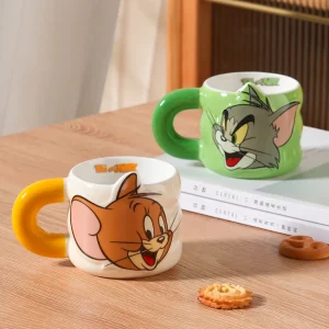 Official Tom and Jerry Cute Cartoon Mug Water Cup