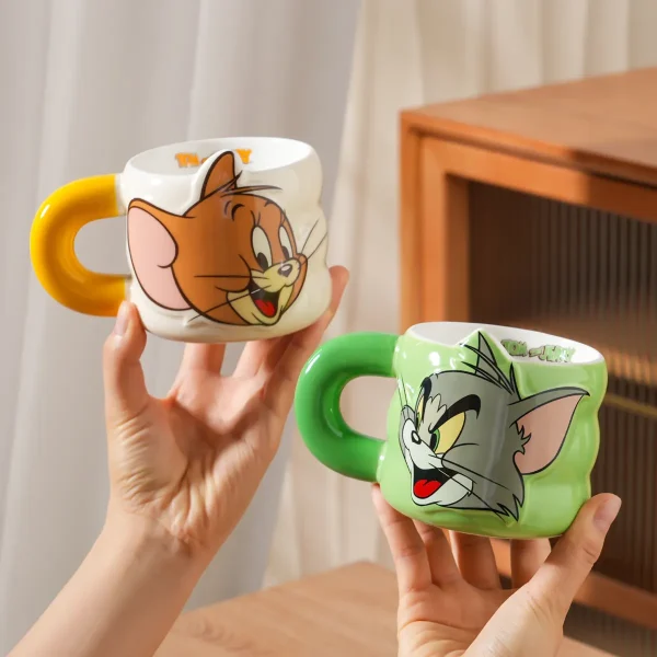 FLCLCPMG0058-0059-03 Official Tom and Jerry Cute Cartoon Mug Water Cup