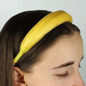 Banana-Shaped Headband