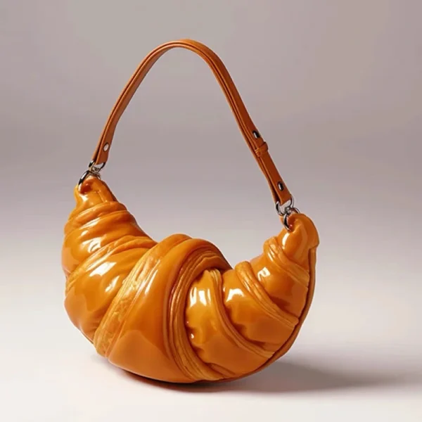 Croissant-Shaped Handbag