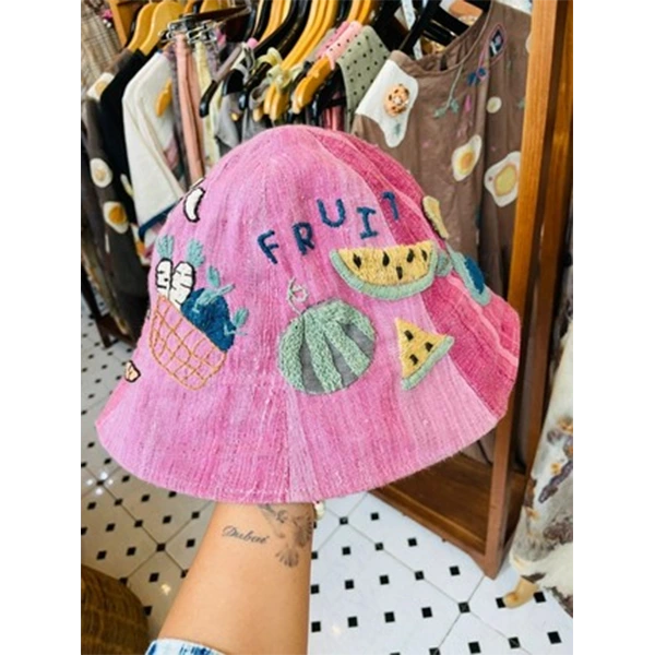 Cute Creative Patchwork Doll Handmade Hat