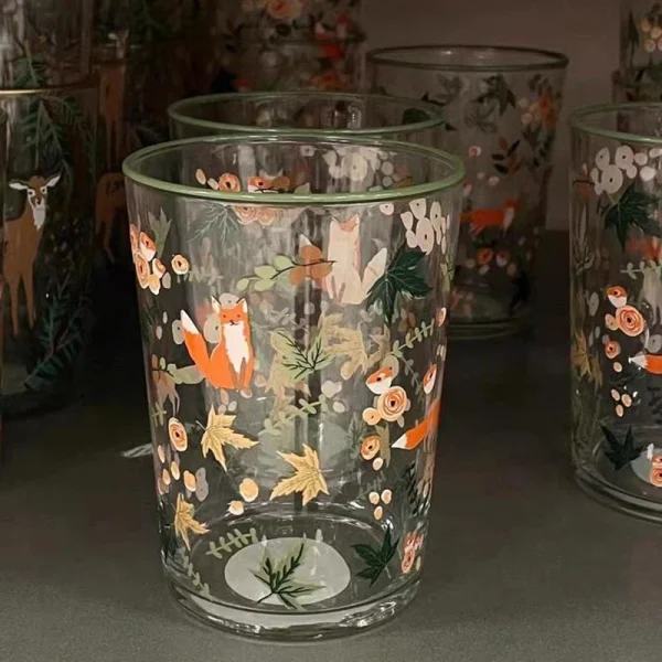Fox Fresh Design Glass Cup