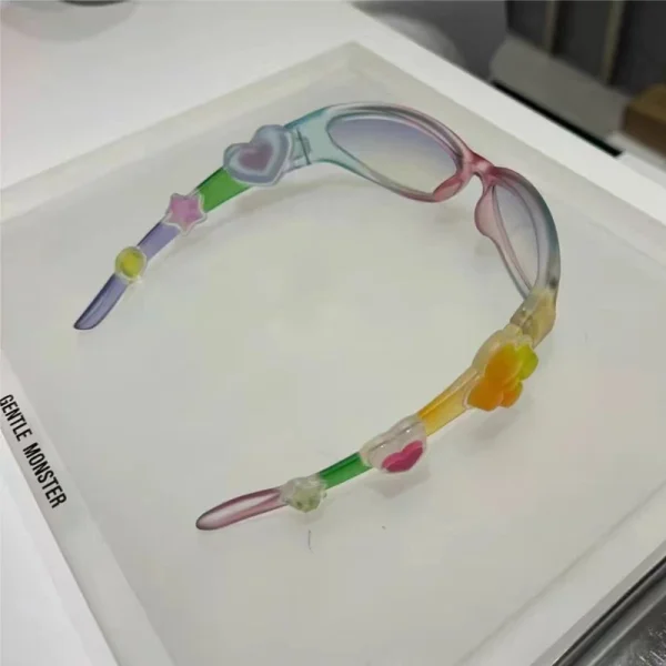 Dopamine Color Decorative Glasses