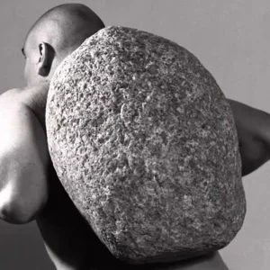 Stone-Shaped Backpack