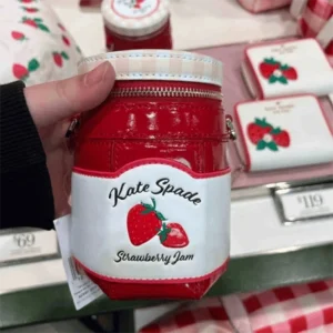 Strawberry Jam Jar Crossbody Bag