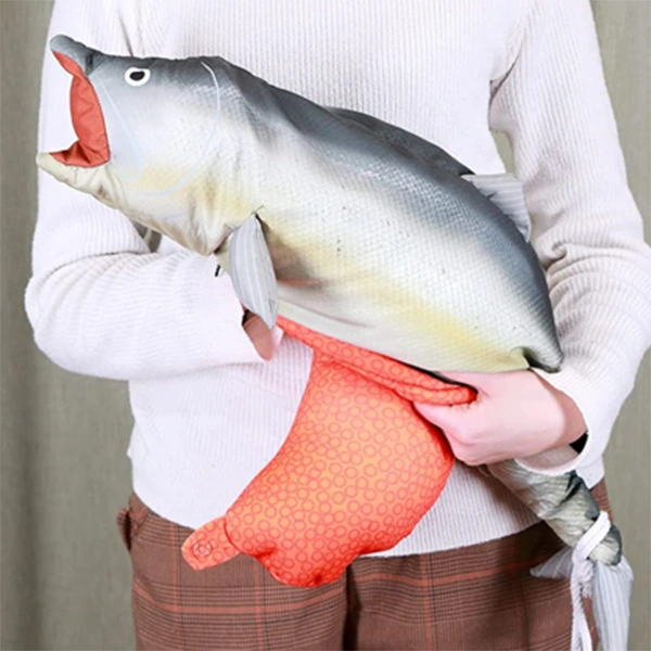 FLPO0058-1 Salmon Dual-Use Pillow Neck Pillow