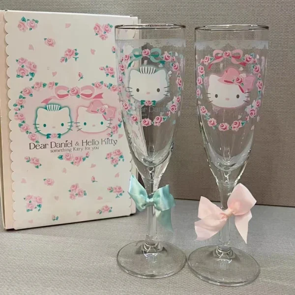 Hello Kitty Champagne Glass Set