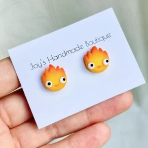 Calcifer Flame Earrings