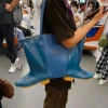 rain boot shaped shoulder bag