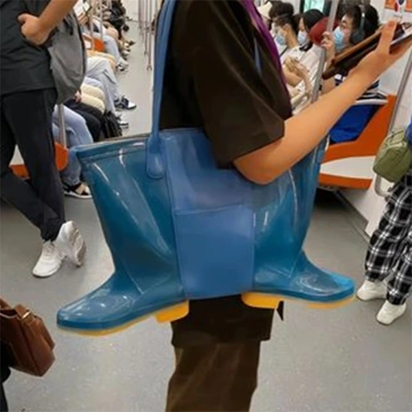 FLCF0020 rain boot shaped shoulder bag