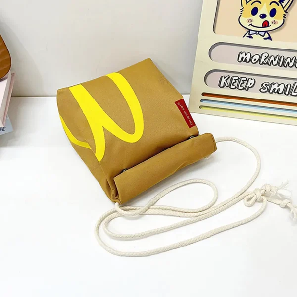McDonald's Paper Bag Large Capacity Backpack Shoulder Bag