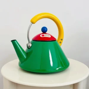 Memphis Style Enamel Teapot