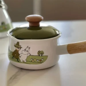 Moomin Cartoon Enamel Milk Pan