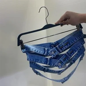 Denim Skirt Shaped Belt