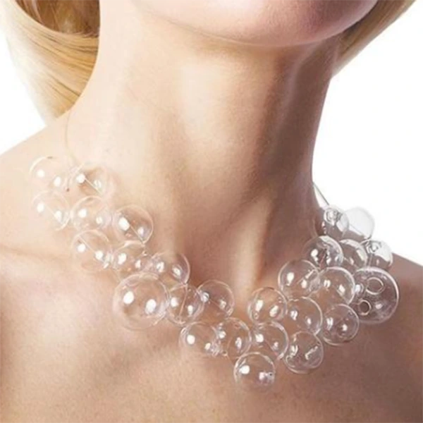 FLCF0116 Transparent Bubble Necklace