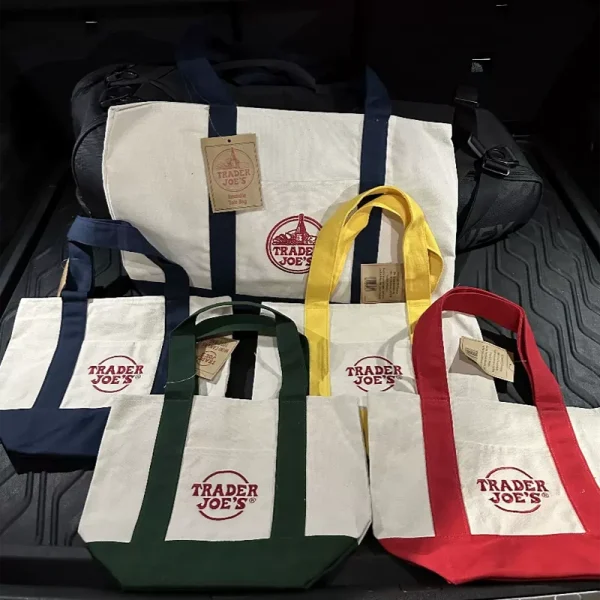 trader joe's canvas tote bag