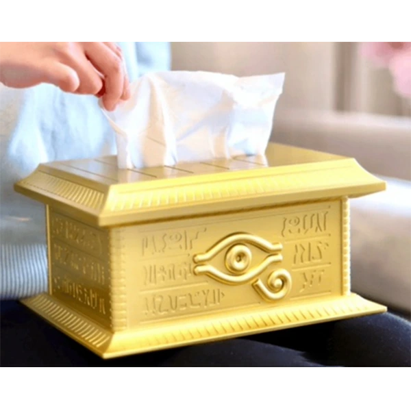 Yugioh Duel Gold Sarcophagus Tissue Box