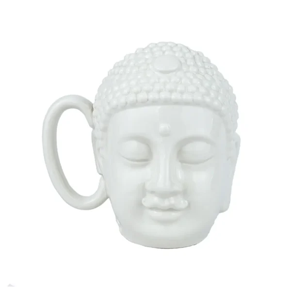 Creative Buddha Head Ceramic Mug Unique Gift Decorative Prop