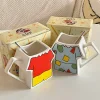 Crayon Shin-chan Shirt Design Mug Cute Cartoon Water Cup