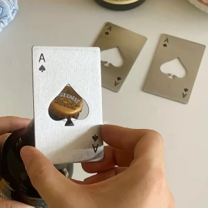 FLCHTK000026-0027-01 Creative Ace of Spades Playing Card Bottle Opener
