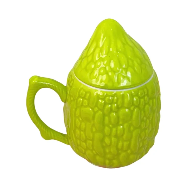 Creative Bitter Gourd Shaped Ceramic Mug