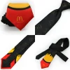 Creative McDonald's Manager French Fries Pattern Tie