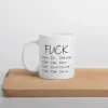 FLCLCPMG0046-01 Creative 'Fuck' Mood Mug Coffee Cup Water Cup