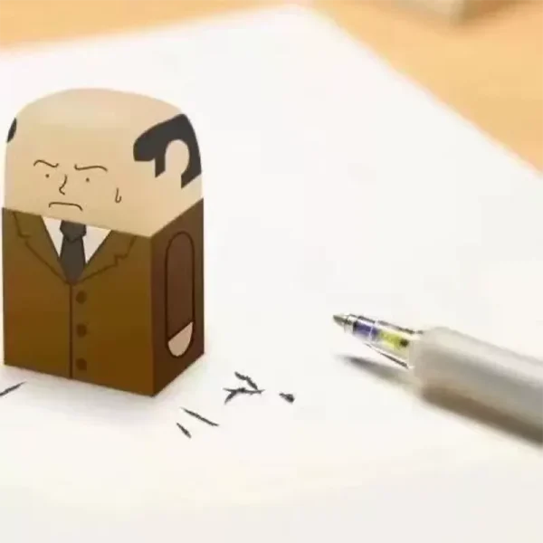 FLCLSN000029-03 Creative Bald Uncle Eraser Quirky Stationery Item