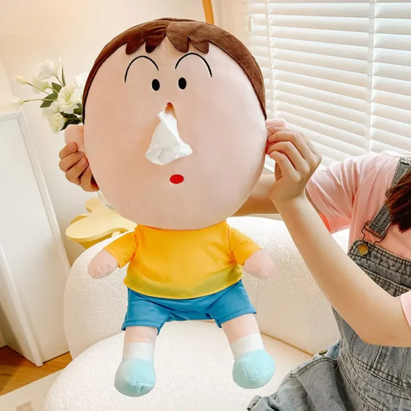 FLCHTB000022-0023-02 Adorable Ah-Dai Plush Tissue Box Funny Runny Nose Home Decor