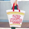 FLCBTS000032-01 Cup Noodle-Shaped Large Capacity Tote Bag Clothing Storage