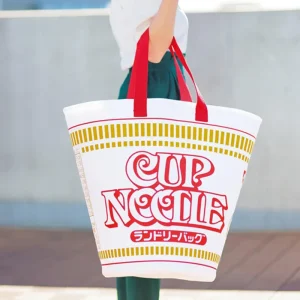FLCBTS000032-01 Cup Noodle-Shaped Large Capacity Tote Bag Clothing Storage