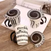 FLCLCPMG0065-006-01 Creative Music-Themed Ceramic Mug Musical Note Design