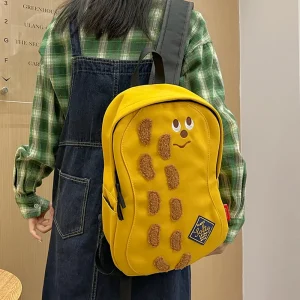 FLCBBP000039-01 Creative Peanut Shaped Fashion Backpack