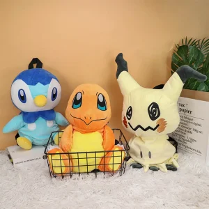 FLCBBP000022-0027-01 Pokémon Cartoon Plush Backpack Cute Anime Character 3D Bag