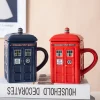 Doctor Who Merchandise Mug Vintage British Police Box Cup