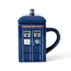 Doctor Who Merchandise Mug Vintage British Police Box Cup Blue