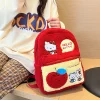 Cute Cartoon Hello Kitty Theme Plush Backpack Bag
