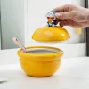 Doraemon Bell Ceramic Bowl Cute Cartoon Tableware Gift