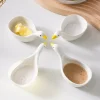 FLCHTK000031-02 Duck-Shaped Ceramic Dipping Sauce Dish 2-Piece Set