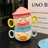 FLMO0073-0075-2 Cartoon Double Handles Ceramic Mug