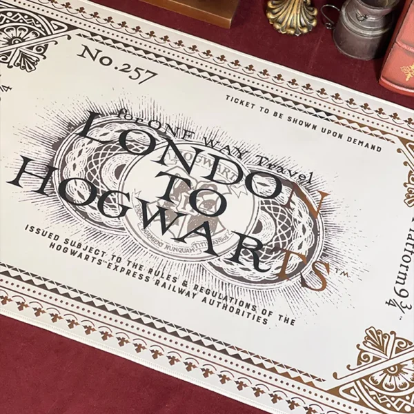 Official Harry Potter Platform 9¾ Ticket Desk Mat Mouse Pad