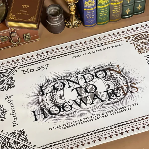 Official Harry Potter Platform 9¾ Ticket Desk Mat Mouse Pad