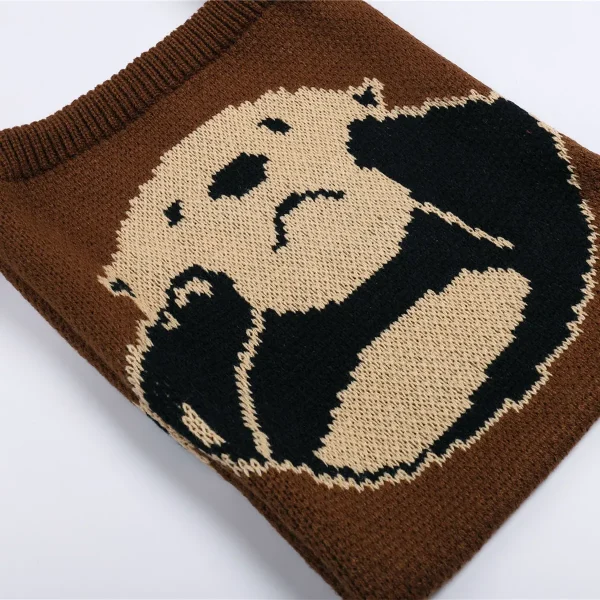 Cute Otter Knitted Crossbody Bag Woven Shoulder Bag