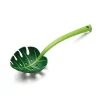 Creative Jungle Spoon Monstera Leaf Slotted Spoon Pasta Server