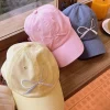 FLCAHH000014-0016-01 Bowknot Embroidered Baseball Cap Unique Niche Snapback Hat