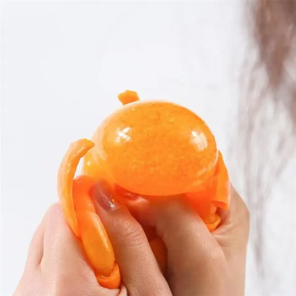 Creative Realistic Peeled Orange Squeeze Stress Relief Toy