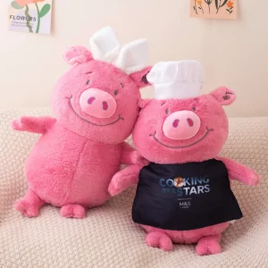 Trendy Percy Pig Chef Rabbit Plush Toy Cute Stuffed Pillow