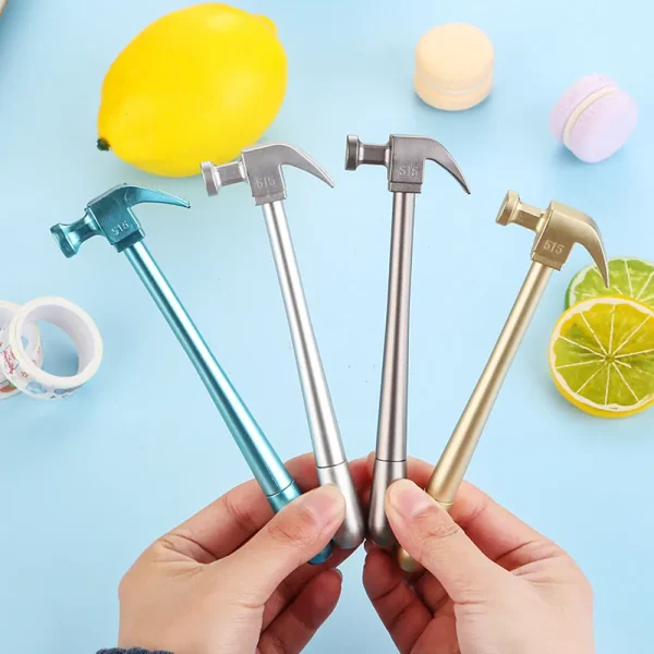 Realistic Hammer Pen Creative Design Stationery