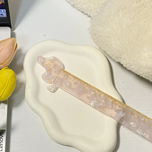 Cute and Fun Dachshund-Shaped Ruler Creative Stationery Tool