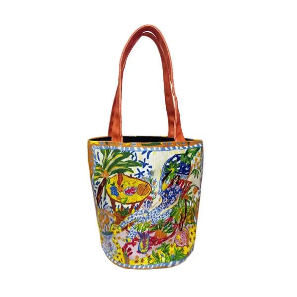 FLCBTSBP0048-05 Thai Style Niche Large Capacity Tote Bag